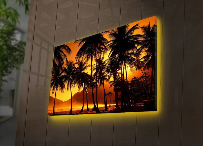 Wallity Lienzo Decorativo Iluminado con LEDs Multicolor 45x70 cm Wallity Lienzo Decorativo Iluminado con LEDs Multicolor 45x70 cm